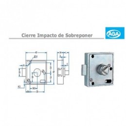 CERRADURA TRIANGULO 593