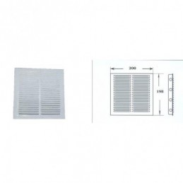 REJILLA EMPOTRAR BLANCAS 20X20