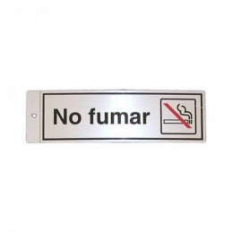 SILUETA ALUMINIO NO FUMAR 022