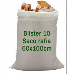SACO RAFIA 60X100 BLANCO...