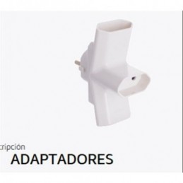 ADAPTADOR 3 TOMAS BIP. 16 A...