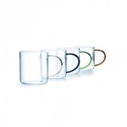 SET 4 TAZAS VIDRIO 300 ML...