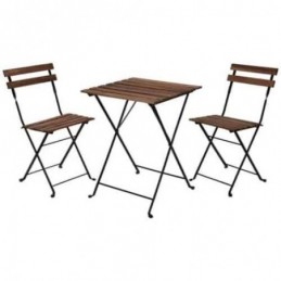 CONJUNTO BISTRO 3 PZ MADERA...
