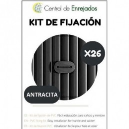 KIT FIJACION ANTRACITA 26UNI